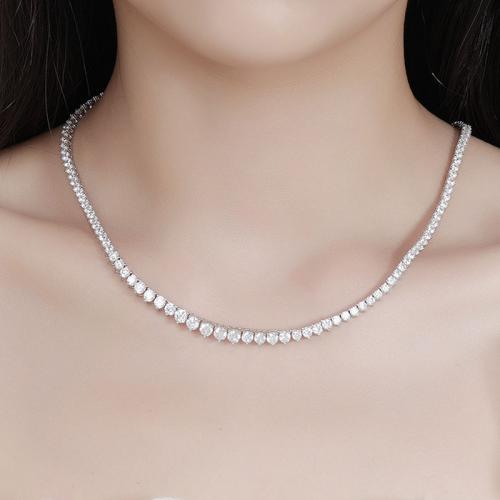 925 Sterling Silver Necklace  & for woman Sold By PC