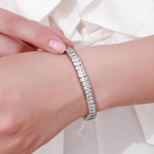 925er Sterling Silber Armband, verschiedenen Materialien für die Wahl & unisex & verschiedene Größen vorhanden, verkauft von PC