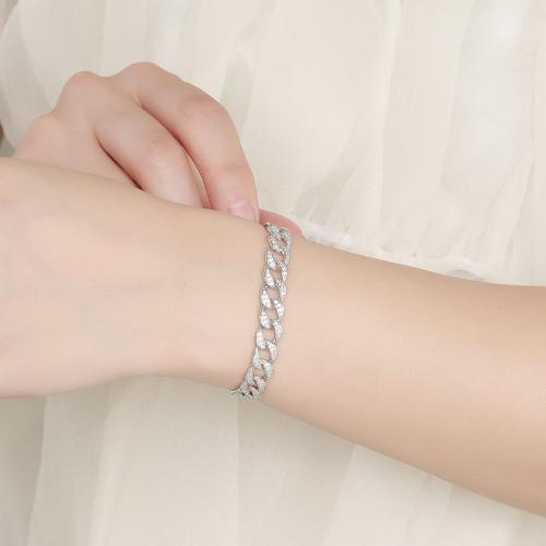 925er Sterling Silber Armband, verschiedenen Materialien für die Wahl & unisex & verschiedene Größen vorhanden, verkauft von PC