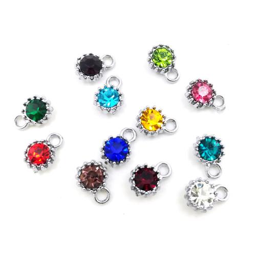 Zinc Alloy Pendants with Crystal DIY Sold By PC