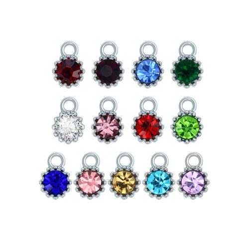 Zinc Alloy Pendants with Crystal DIY & with rhinestone Sold By PC