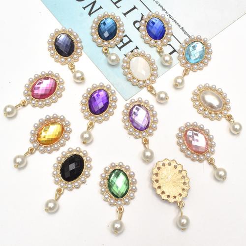 Hair Accessories DIY Findings Zinc Alloy with Plastic Pearl Sold By Bag