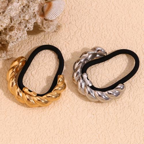 Ponytail Holder 304 Stainless Steel with Rubber Band for woman Sold By PC