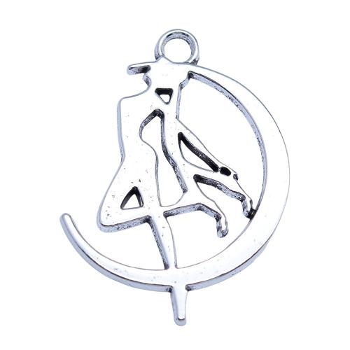 Zinklegering Hangers, Zinc Alloy, DIY, 32x41mm, Verkocht door PC