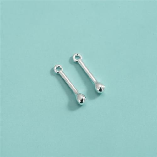 925純銀ペンダント, 925スターリングシルバー, DIY, 2.80x15.20mm, 売り手 パソコン