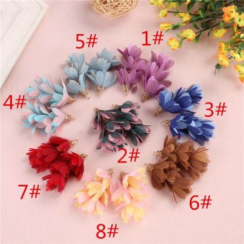 Fashion Decoration Flowers Gauze DIY mixed colors Approx Sold By Lot