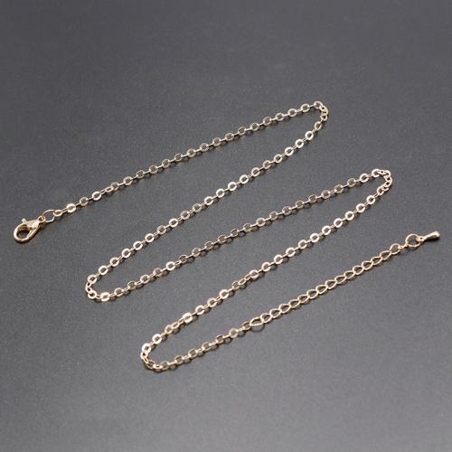 Ruostumaton teräs Nekclace Chain, 304 Stainless Steel, tee-se-itse, enemmän värejä valinta, Pituus N. 45 cm, Myymät PC