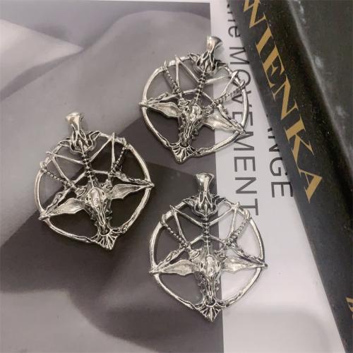 Zinc Alloy Pendants antique silver color plated DIY Sold By Bag