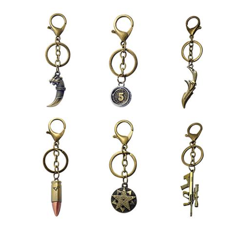 Zinc Alloy Key Clasp with Iron handmade fashion jewelry & Unisex Sold By PC