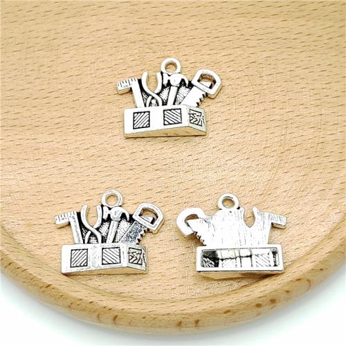 Zinc Alloy Pendants antique silver color plated DIY Sold By Bag