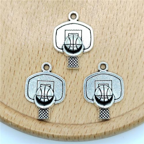 Zink Alloy Halsband, antik silver pläterad, DIY, 14x20mm, 100PC/Bag, Säljs av Bag