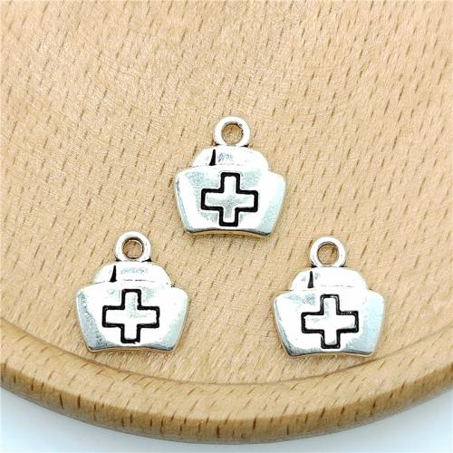 Zinc Alloy Pendants antique silver color plated DIY Sold By Bag