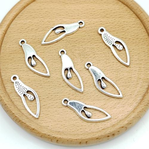 Zinklegering Hangers, Zinc Alloy, antiek zilver plated, DIY, 10x28mm, 100pC's/Bag, Verkocht door Bag