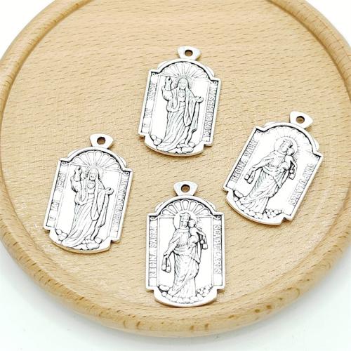 Zinc Alloy Pendants antique silver color plated DIY Sold By Bag