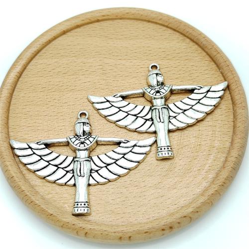 Zinc Alloy Pendants antique silver color plated DIY Sold By Bag