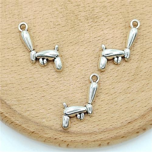 Zinklegering Hangers, Zinc Alloy, antiek zilver plated, DIY, 17x20mm, 100pC's/Bag, Verkocht door Bag