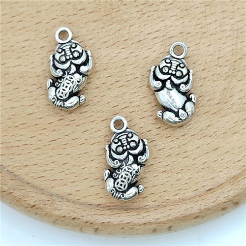 Zinc Alloy Pendants antique silver color plated DIY Sold By Bag