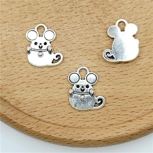 Zinc Alloy Pendants antique silver color plated DIY Sold By Bag