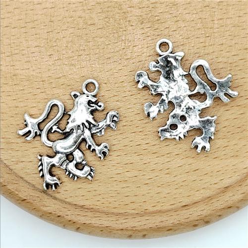 Zinc Alloy Pendants antique silver color plated DIY Sold By Bag