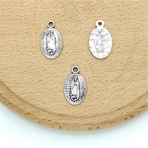 Zinc Alloy Pendants antique silver color plated DIY Sold By Bag