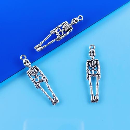 Zinc Alloy Pendants antique silver color plated DIY Sold By Bag