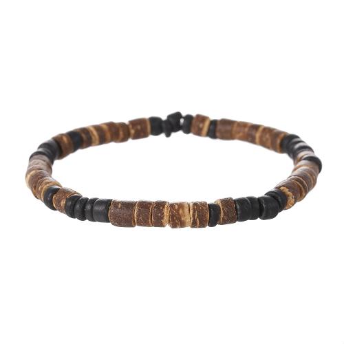 Houten armbanden, Hout, met turkoois & Kokosnoot, handgemaakt, verschillende stijlen voor de keuze & voor de mens, meer kleuren voor de keuze, Verkocht door PC