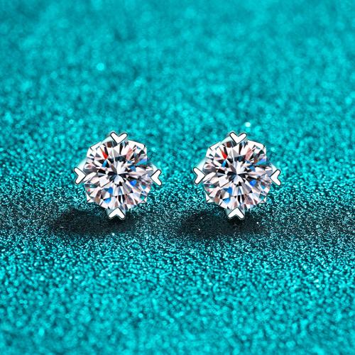 925 Sterling Silver Stud Earring & for woman Sold By Pair