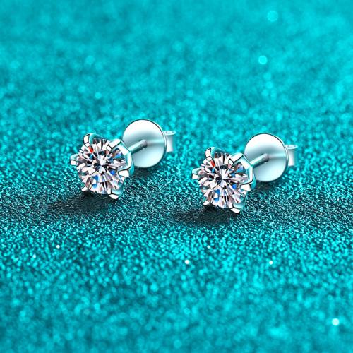 925 Sterling Silver Stud Earring & for woman Sold By Pair