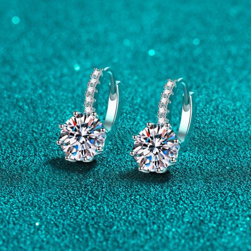 فضة 925 Huggie هوب القرط, أنماط مختلفة للاختيار & للمرأة, earring length 15-25mm, تباع بواسطة زوج