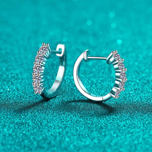 فضة 925 Huggie هوب القرط, للمرأة & أجوف, earring length 15-20mm, تباع بواسطة زوج