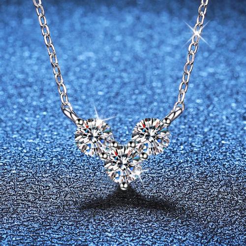 925 Sterling Silver Necklace with 2inch extender chain platinum plated & oval chain & for woman Length Approx 15.7 Inch Sold By PC