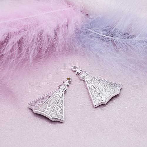 Stainless Steel Pendants 304 Stainless Steel Skirt DIY original color Sold By Bag