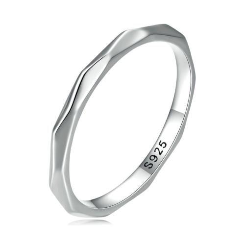 Sterling Silver Nakit Finger Ring, 925 Sterling Silver, modni nakit & različite veličine za izbor & za žene, Prodano By PC