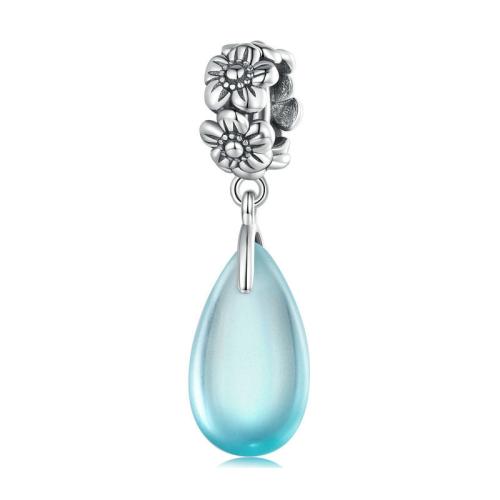 925 Sterling Silver Pendant with Lampwork DIY Approx 4.5mm Sold By PC