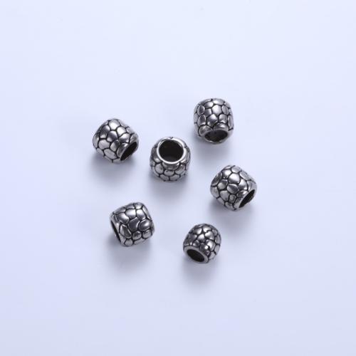 Edelstahl-Beads, 304 Edelstahl, plattiert, DIY, verkauft von PC