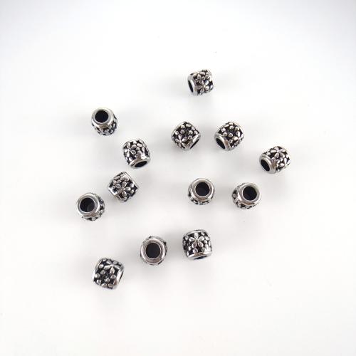 Edelstahl-Beads, 304 Edelstahl, plattiert, DIY, 7x7x3.50mm, verkauft von PC