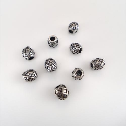 Edelstahl-Beads, 304 Edelstahl, plattiert, DIY, 11x11x5mm, verkauft von PC