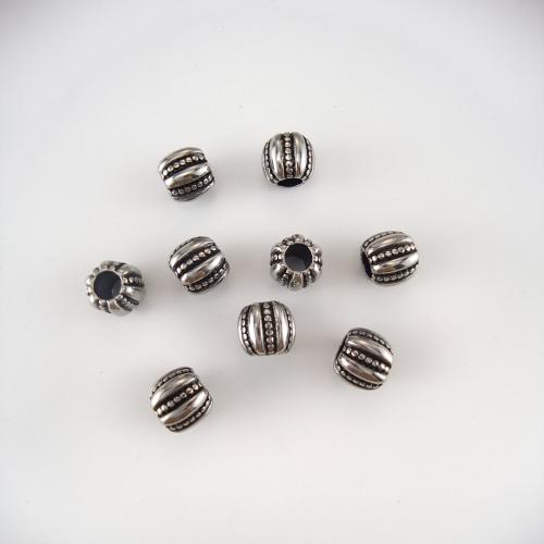 Stainless Steel Beads 304 Stainless Steel plated DIY Sold By PC