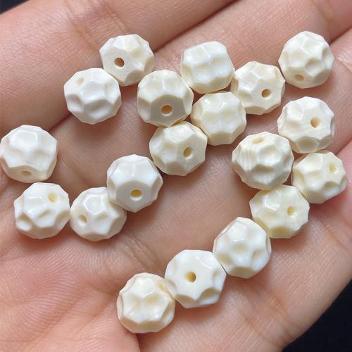 Grânulos de gemstone jóias, DIY, branco, 7mm, vendido por PC