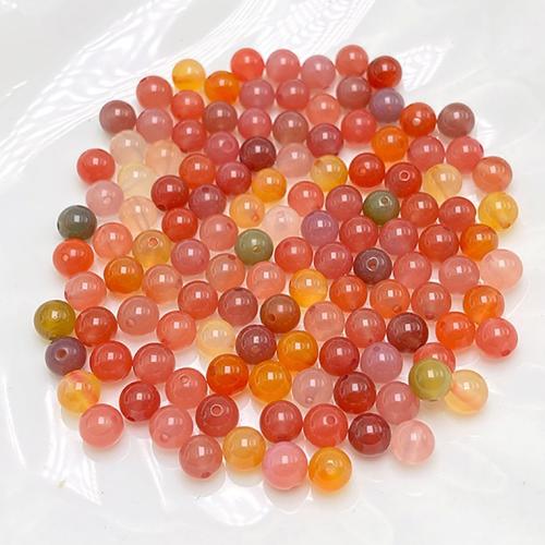 Agate Beads Yanyuan Agate Round DIY Random Color Sold By PC