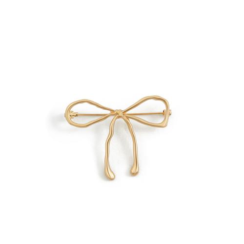 Zinc Alloy Brooches Bowknot plated for woman Sold By PC