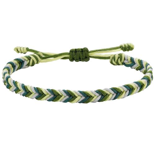 Fashion Opret Wax Cord Armbånd, Voks, håndlavet, for kvinde, flere farver til valg, Solgt af PC