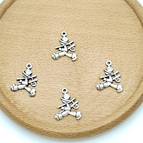 Zinc Alloy Pendants antique silver color plated DIY Sold By Bag