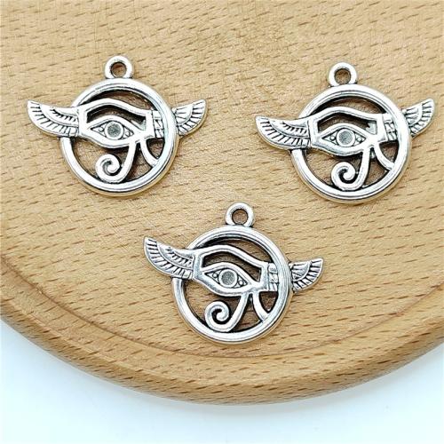 Wing Shaped Zinc Alloy Privjesci, Cink Alloy, starinski srebrne boje pozlaćen, možete DIY & 1/1 petlje, 25x18mm, 100računala/Torba, Prodano By Torba