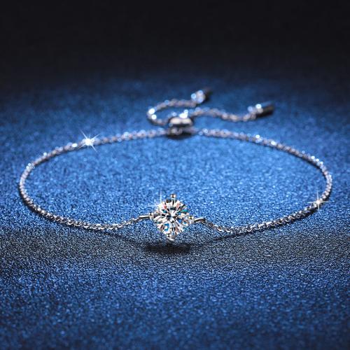 925 sterling zilver Armband, verschillende materialen voor de keuze & voor vrouw, Lengte Ca 9.4 inch, Verkocht door PC