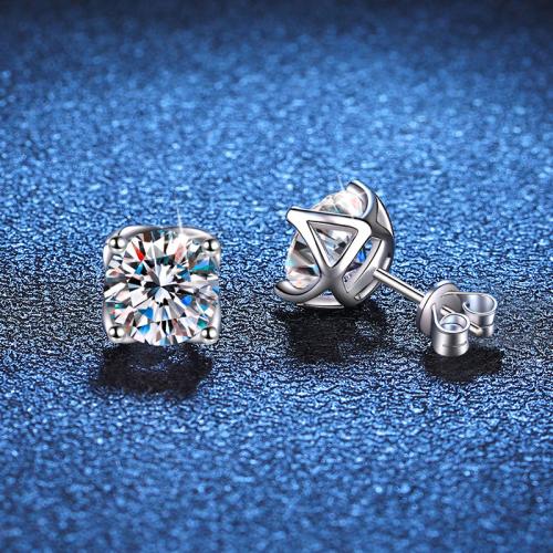 925 Sterling Silver Stud Earring & for woman Sold By Pair