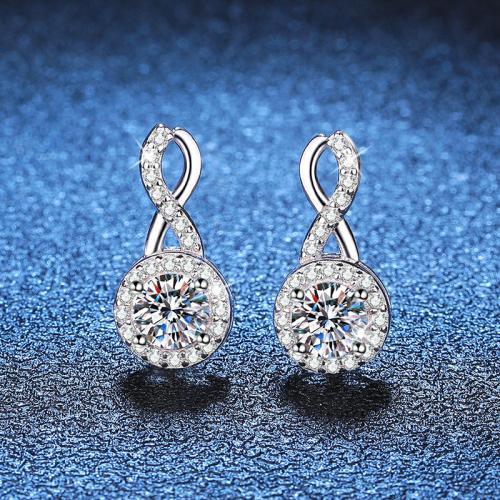 925 Sterling Silver Stud Earring & for woman & hollow Sold By Pair