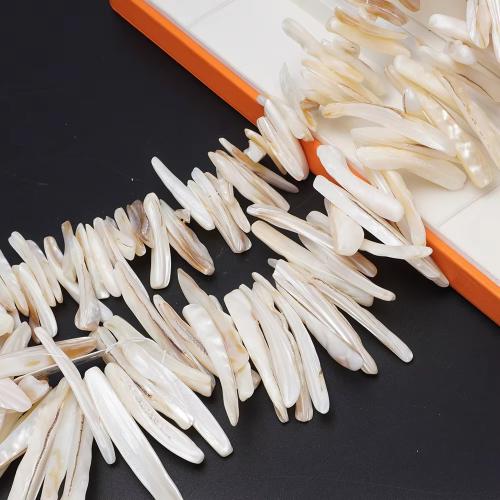 Natural Freshwater Shell Beads irregular DIY 35-58mm Sold Per Approx 37 cm Strand