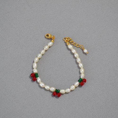 laiton bracelet, avec Shell Pearl, avec 3cm chaînes de rallonge, bijoux de mode & pour femme, Longueur Environ 15 cm, Vendu par PC