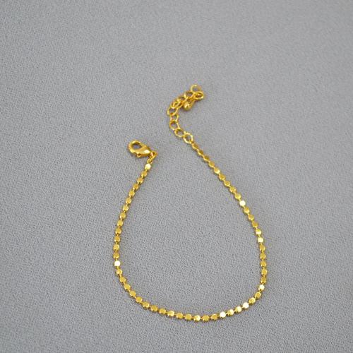 Brass Bracelet & Bangle with 4cm extender chain fashion jewelry & for woman Length Approx 16.5 cm Sold By PC